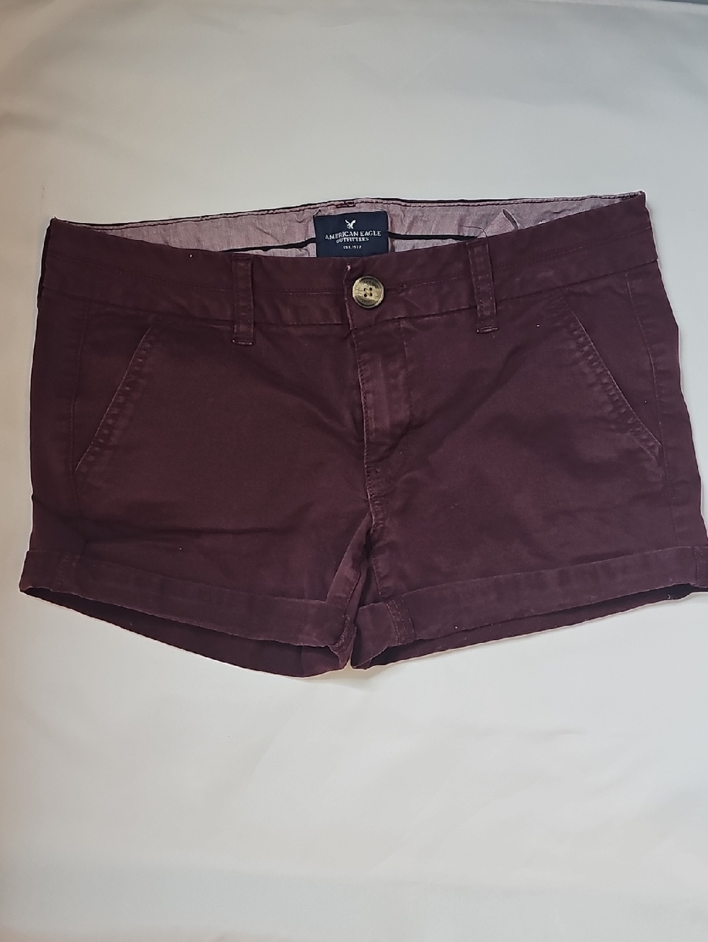 American Eagle Outfitters Women’s Wine Jean Shorts